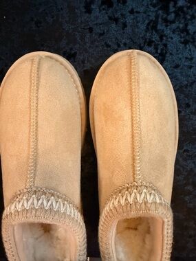 Altar'd State Cloud Natural Shearling-Lined Slip-Ons